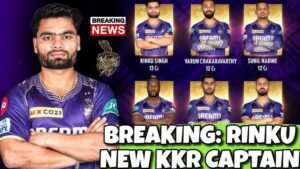 Rinku Singh as KKR captain